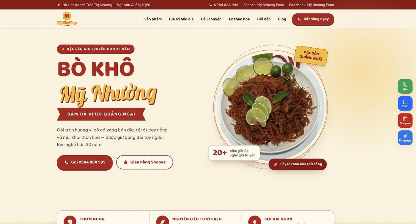 Khô Bò Mỹ Nhường
